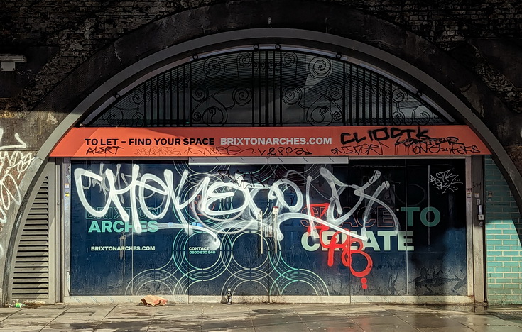 In photos: the appalling state of the arches along Atlantic Road, Brixton in March 2024