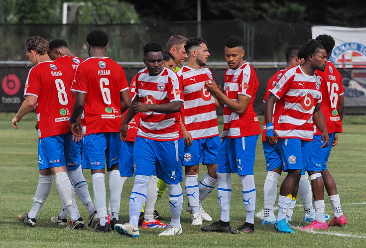 In photos: Peckham Town start the season with a hard fought win over Borden Village, Sat 10th Aug 2024