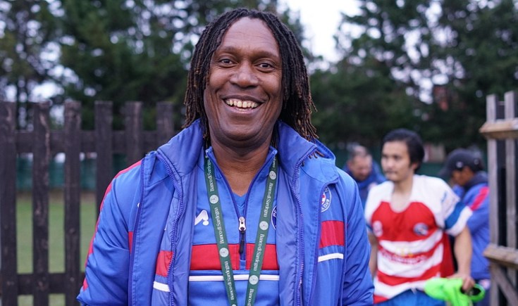 Peckham Town win the London FA Trophy in rain lashed final against AFC Cubo, Fri 28th Aug 2020