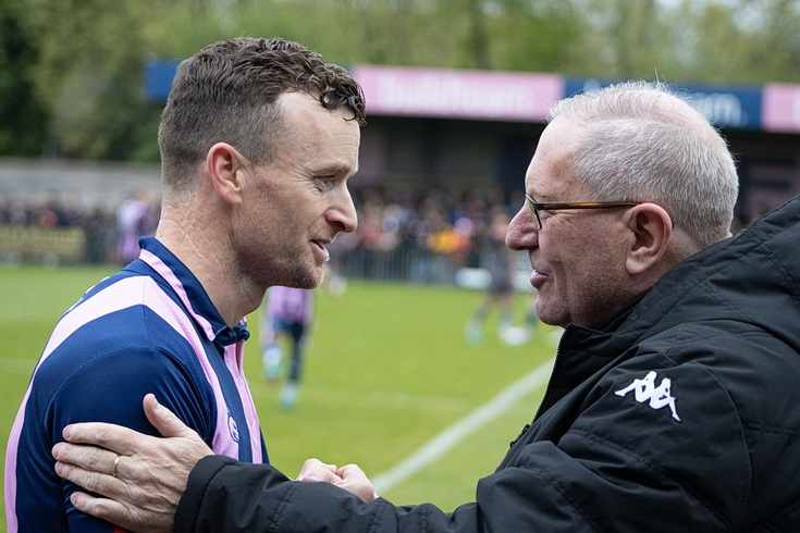In photos: a miserable end to the season as Dulwich Hamlet are stuffed 2-6 at home by Cray Wanderers, Sat 27th April 2024
