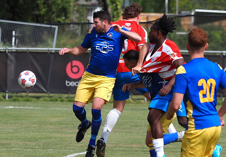 In photos: Peckham Town start the season with a hard fought win over Borden Village, Sat 10th Aug 2024