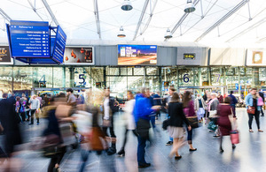 passengers at station