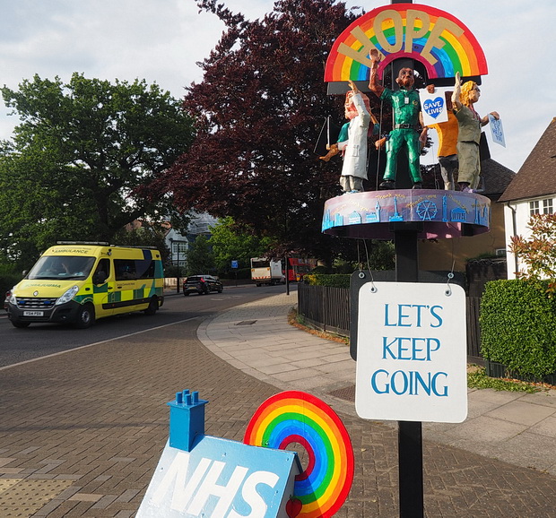 Is this the most amazing NHS tribute in London? Behold the Herne Hill diorama!