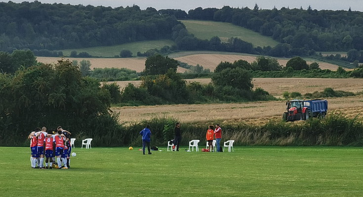 Tractors, trees and goals - Peckham score four against Otford in deepest Kent - photos