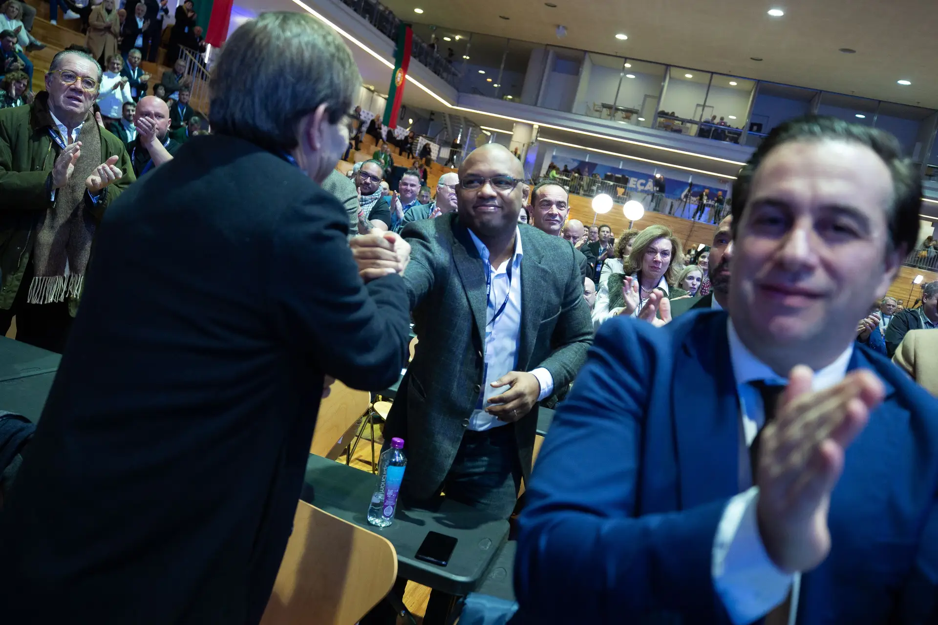 Marcus Santos, vice-president of the Chega district in Porto, at the party's VI Congress