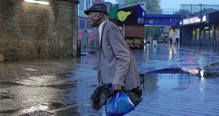 Street Preachers of Brixton: the incomprehensible one on Pope's Road