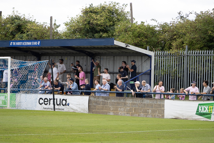 In photos: Dulwich Hamlet open their season with a defeat at Wingate and Finchley, Sat 10th Aug 2024