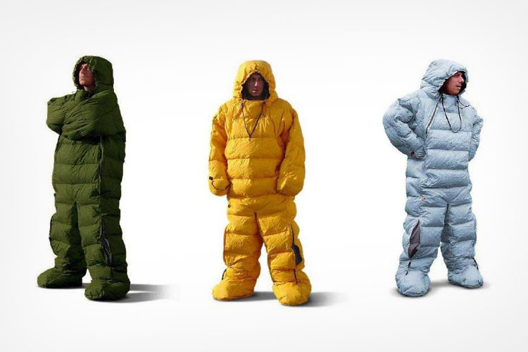 Fullbody sleeping bag with arms and legs