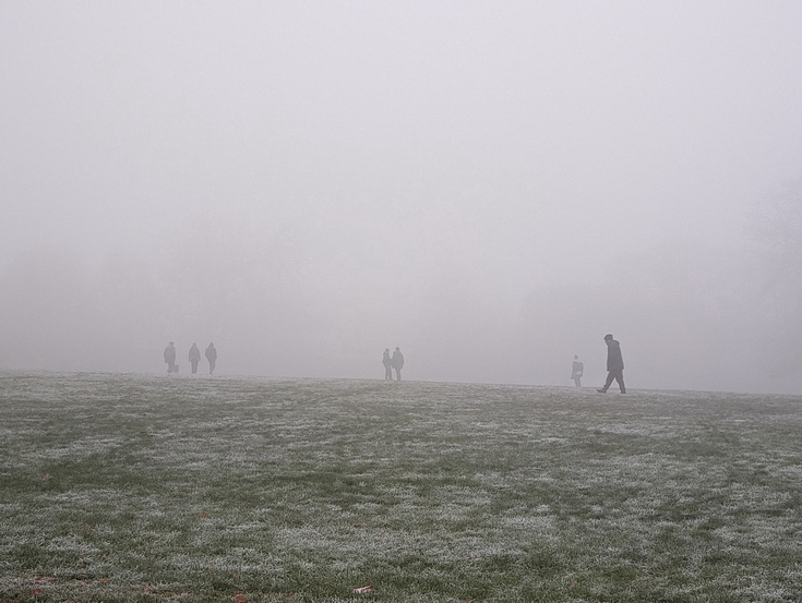 In photos: an icy fog over Brockwell Park, Sunday 11th Dec 2022