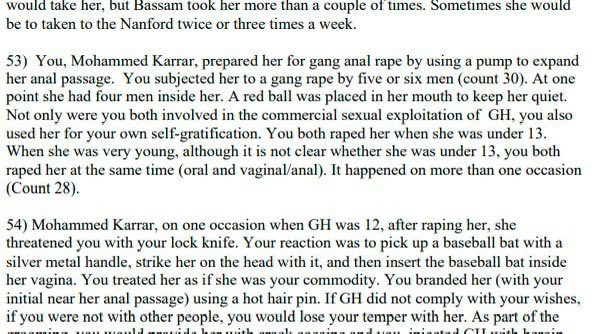 extract from transcript of trial of asian paedophile rapist