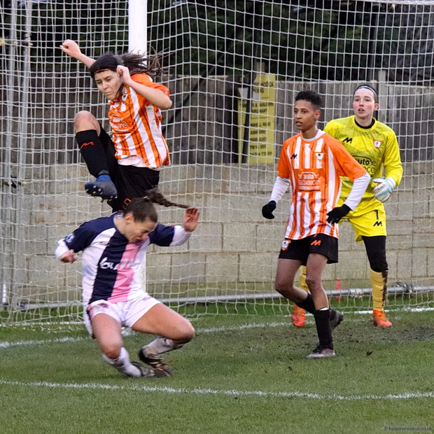 Dulwich Hamlet Women in six goal cup thriller at Ashford Town, Sun 5th Jan 2020