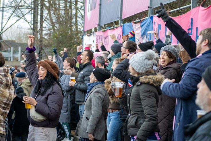 In photos: Dulwich Hamlet bag a much needed Boxing Day win against Carshalton Athletic, Tues 26th Dec 2023