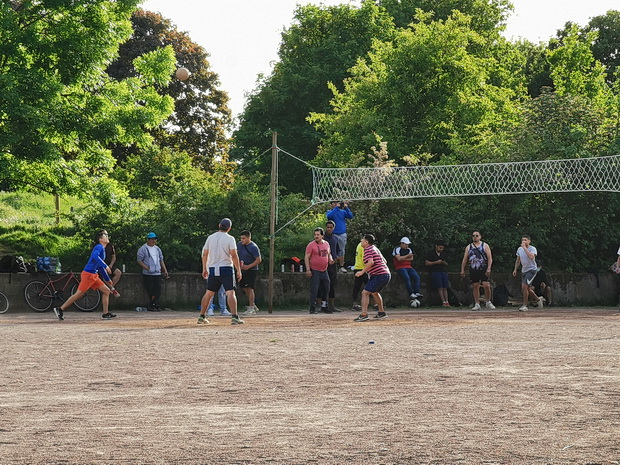 Brockwell Park is packed as the lockdown weakens