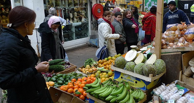 Brixton Village, March 2010 - the start of regeneration and gentrification