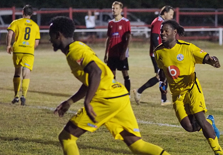 In photos: Football, Minions, floodlights and a superb Peckham Town away win at Kent United, Weds 14th Aug 2024