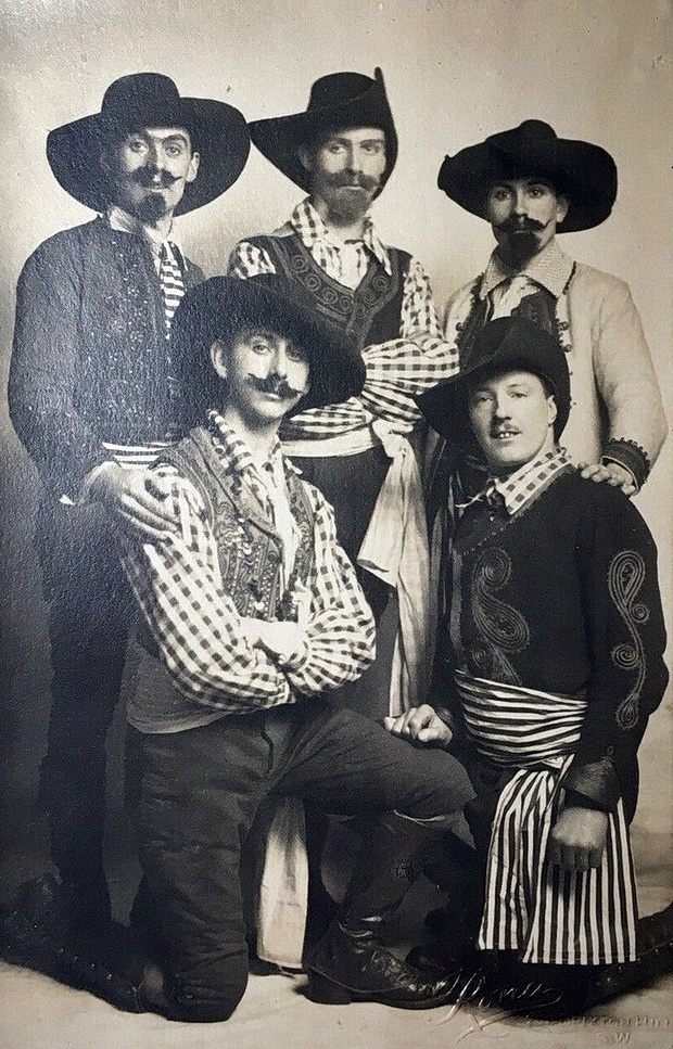 Brixton theatrical's past: Victorian actors pose for postcard views in Brixton Hill studio