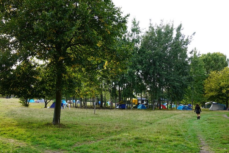 In photos: Extinction Rebellion camp in Brockwell Park, south London