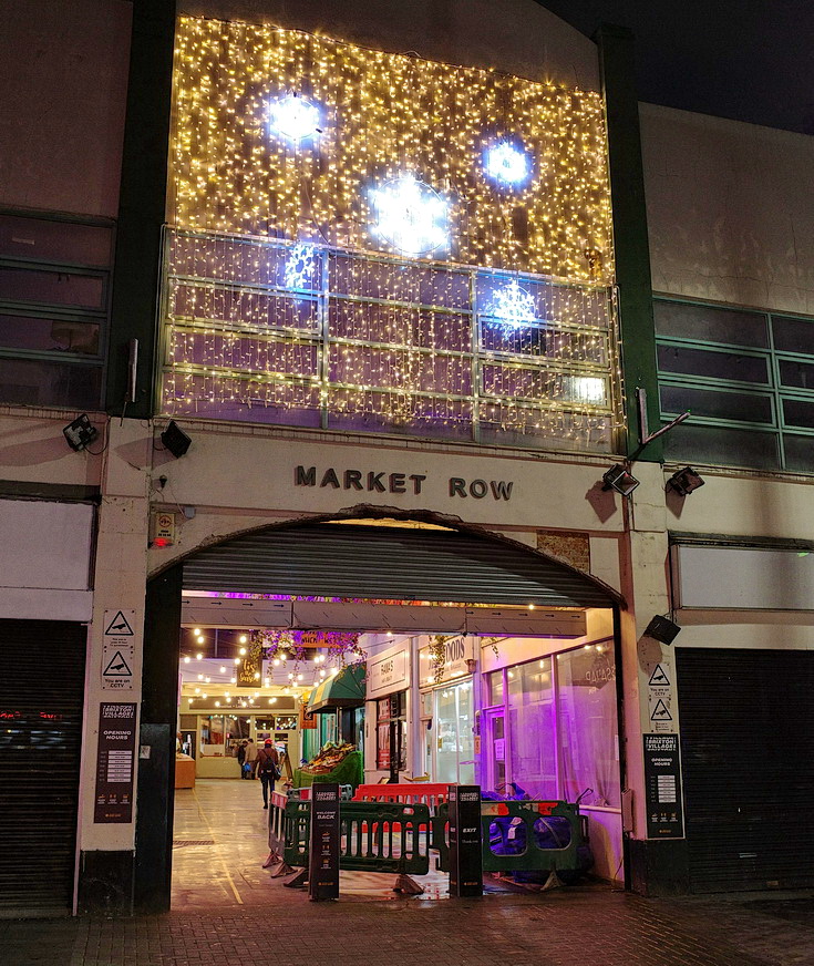 In photos: Christmas lights go up in Brixton Village, Nov 2020